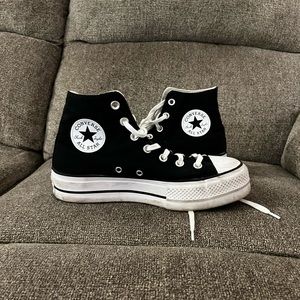 High top platform converse